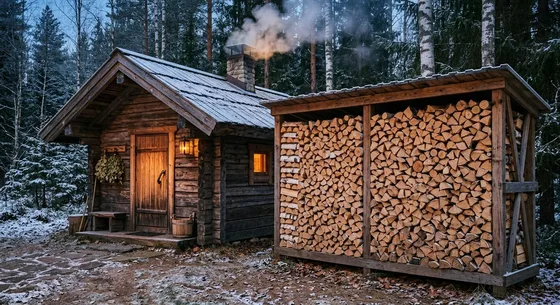Укладка дров в Тучкове, проспект Яблоневая, 22